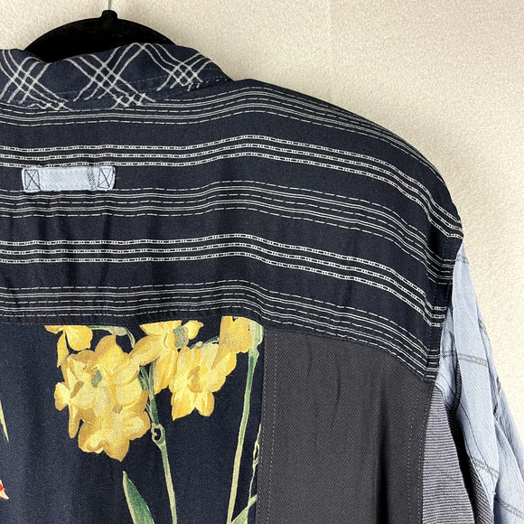 Carole Little Jacket Womens 14W Floral Mixed Print Media Art to Wear Artsy - Picture 11 of 16